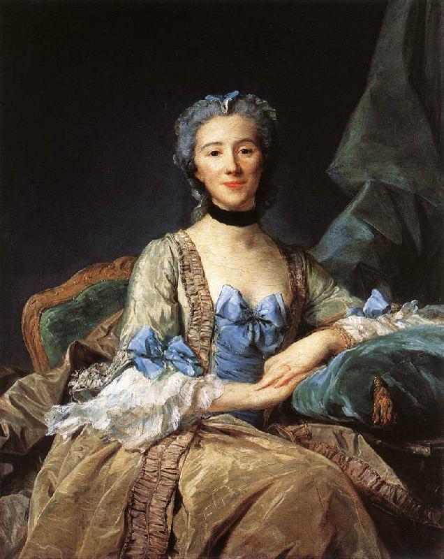 PERRONNEAU, Jean-Baptiste Madame de Sorquainville af China oil painting art